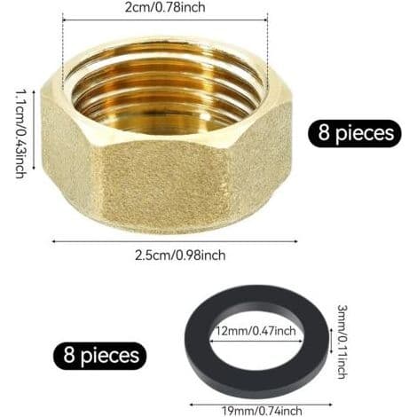 5 stk. 8 mm til 10 mm pneumatisk lige reducerende rørfittingadapter hurtigreduceringsfittings (KPG8-10)