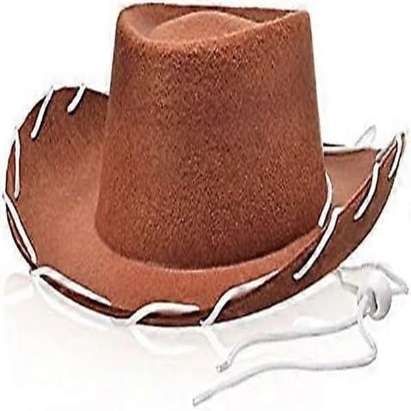 Brun cowboyhatt-kostym för barn Woody-stil