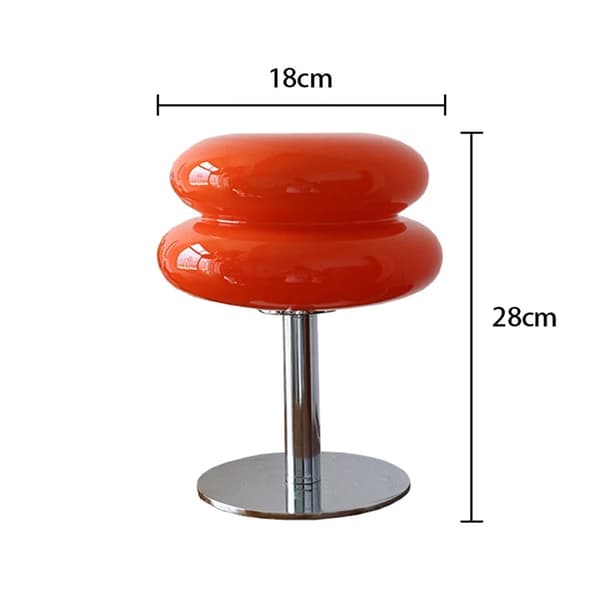 Nattbordslampe Macaron glassbordlampe, trefarget dimming, stuelamper, øyebeskyttelse, nattlys