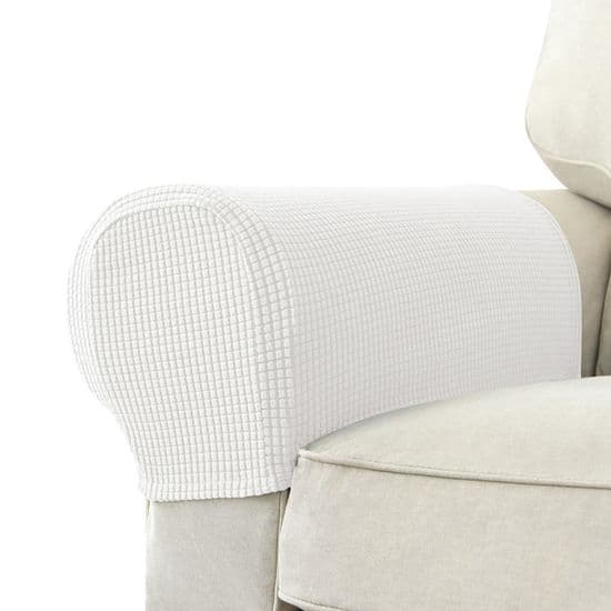 Armstödsskydd - JORMFTTE - Töjbart - Jacquard - Vit - Halkskydd