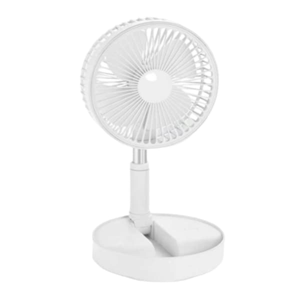Sammenklappelig og udtrækkelig trådløs ventilator