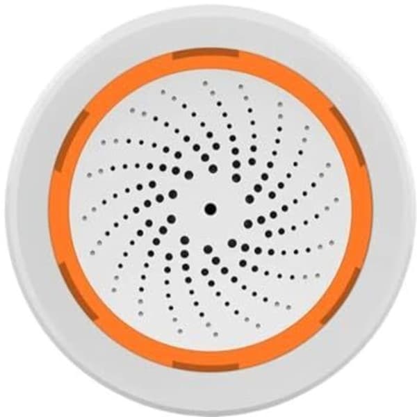 Smart sirenealarm, Tuya Zigbee-hub kreves, kompatibel med Home Assistant Zigbee2mqtt, appkontroll, 90dB strobosirene