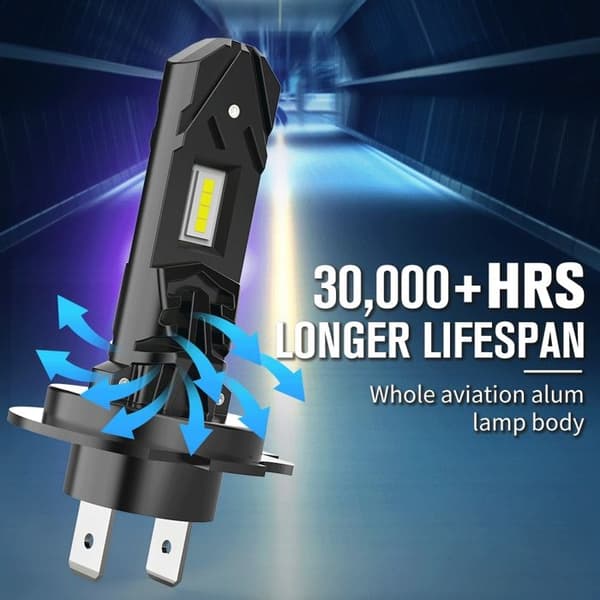 1 par H7 JZSH LED bilfrontlykter, LED tåkelys
