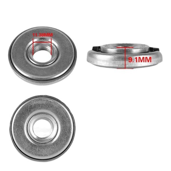 Snabbspännmutter - XVX - M14 - 2-pack - självlåsande design - för vinkelslipar