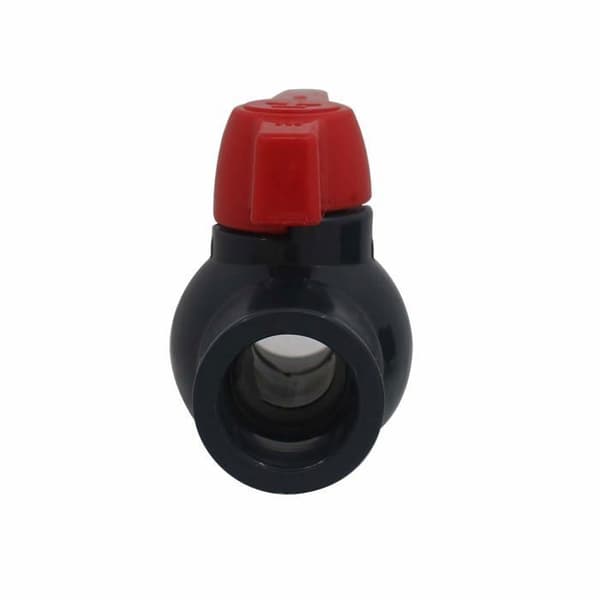 20 mm PVC-kugleventil til opløsningsmiddelsvejsning, kugleventil til swimmingpool