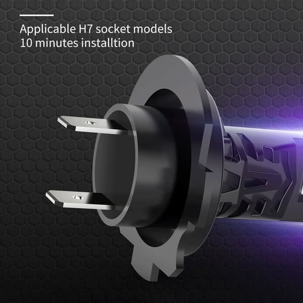 1 par H7 JZSH LED bilfrontlykter, LED tåkelys