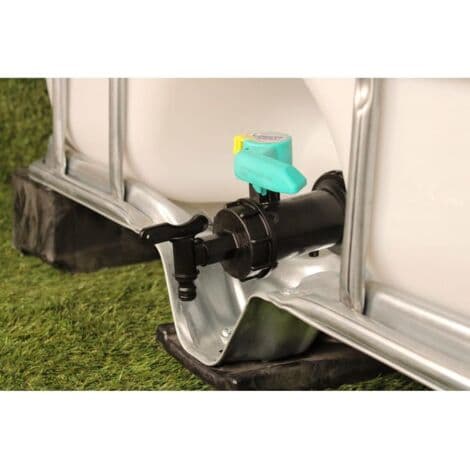 S60X6-koppling - HDPE-kran för 1000 L vattentank
