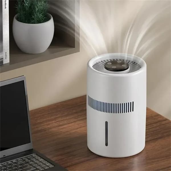 4L Luftfuktare - Negativ jonrening - Tyst 30dB - 2 hastigheter