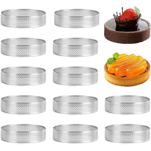 Kagering sæt - 12 dele - Rustfrit stål - Non-stick - Nem at rengøre