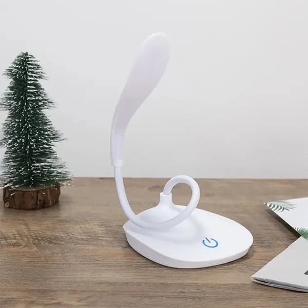 Bærbar LED-lesebordlampe, USB-lading, berøringsdimming, øyebeskyttelse
