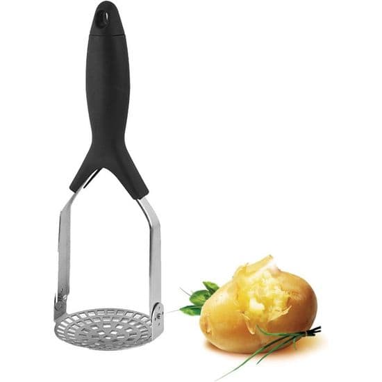 Potetmoser - XVX - Rustfritt stål - Ergonomisk håndtak - Sammenleggbar - Ideell for poteter