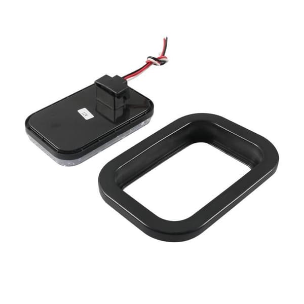 Rektangulær 12 LED baglygte til trailer/autocamper/lastbil med JZSH-stik (hvidt lys)