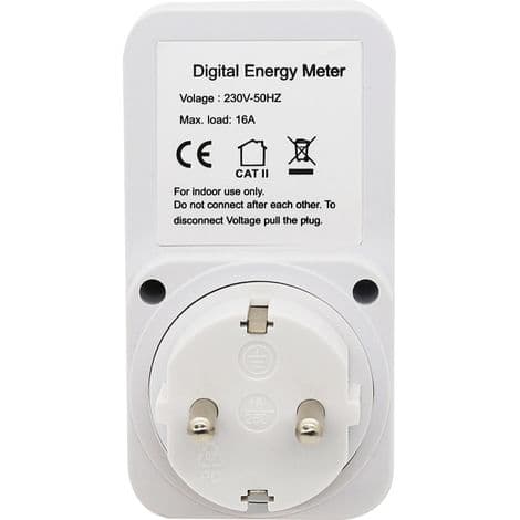 Digital timer med bakgrundsbelysning, kontinuerlig loop-omkopplare, nedräkningstimer, intern timer för akvarieljus