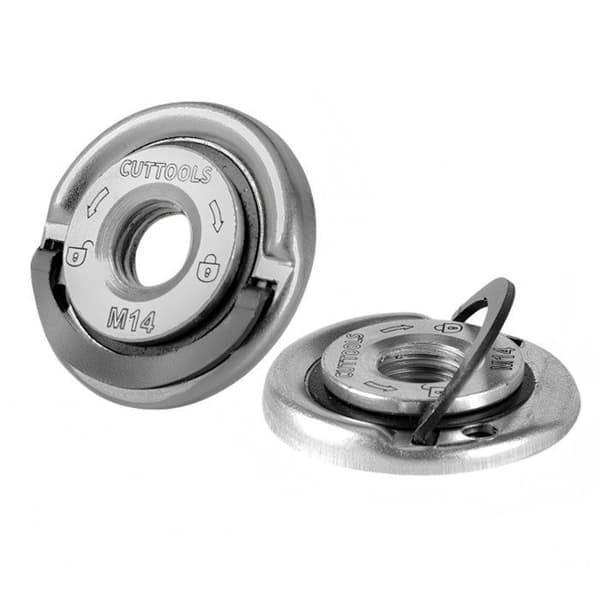 Snabbspännmutter - XVX - M14 - 2-pack - självlåsande design - för vinkelslipar