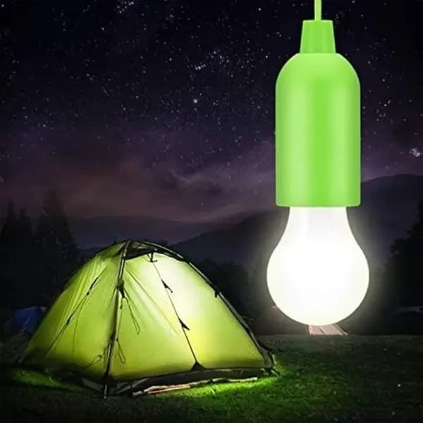LED-ljusslinga - Bärbar, batteridriven - Camping och kontor - 5-pack