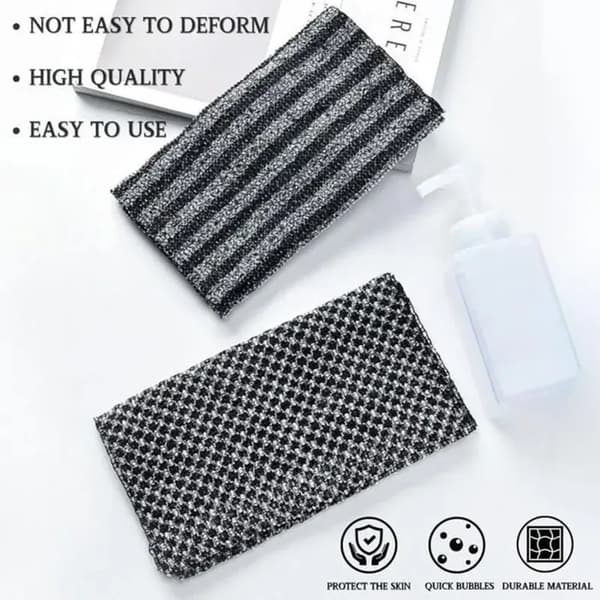 Kroppsborstset - Ryggmassageborste - Exfolieringsborste - Duschsäker