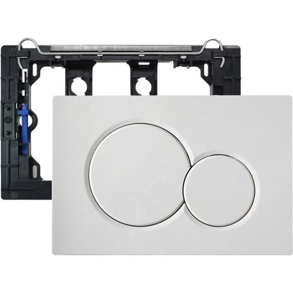 Geberit SIGMA 01 hvit dobbelspyleplate (115.770.11.5)