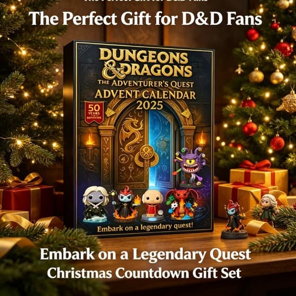 Dungeons & Dragons Julekalender, Eventyrerens Oppdrag – 24-dagers Nedtelling til Jul med Samleobjekt Minifigurer