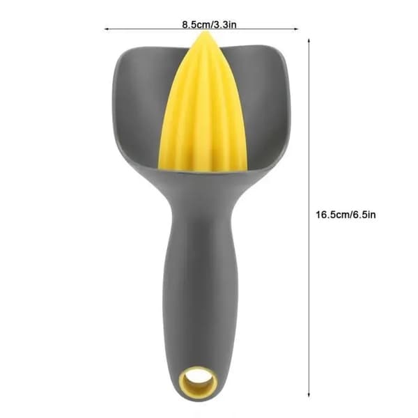 Manuaalinen sitruspuserrin - Garosa - Ergonominen - Mini - Musta