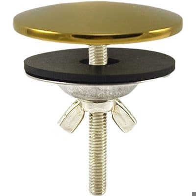 Vaskeafløbsprop - JZSH - Forkromet messing - 5 cm diameter - Nem installation - Elegant design
