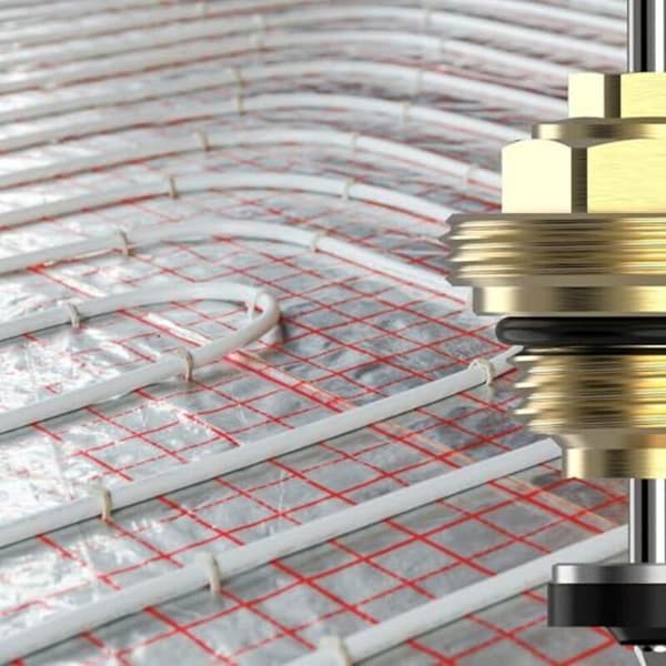 M30 x 1,5 ventilindsats til gulvvarme: 4 manifoldtilbehør til gulvvarmeaktuator