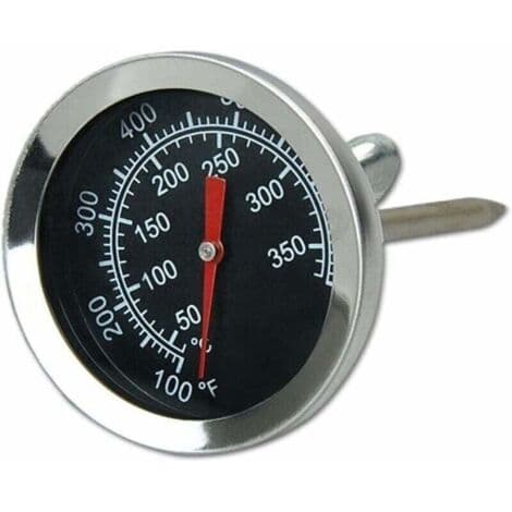 Ovntermometer i rustfrit stål til grill og rygeovn, 50 til 350 °C, 100 til 700 ℉ (Type A 350°C)
