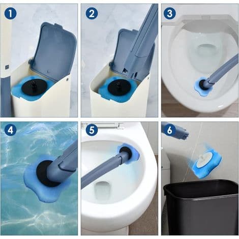24-delt toiletsæt, engangs toiletsystem, toiletstavsrefiller
