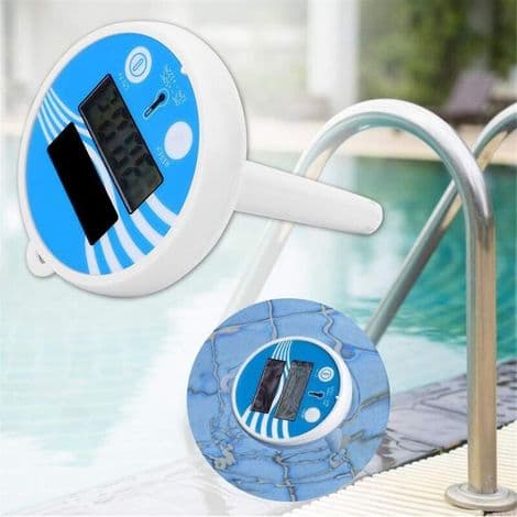 Mini Digital Flydende Pooltermometer, Let at aflæse til udendørs/indendørs pools og spabade