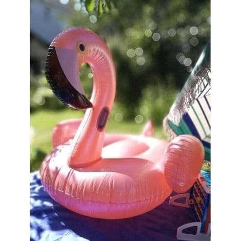 Flamingo Float. Kæmpe oppustelig flamingo float til børn i poolen til poolfester
