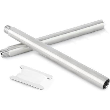 2 stk. 300 mm 3/4\" hun x 3/4\" han BSP nippel støbt rør 304 rustfrit stål rørfittings