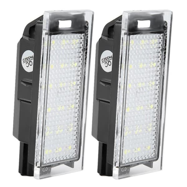 Nummerpladebelysning - 2 LED nummerpladelys til Renault/Twingo/Clio/Megane/Lagane