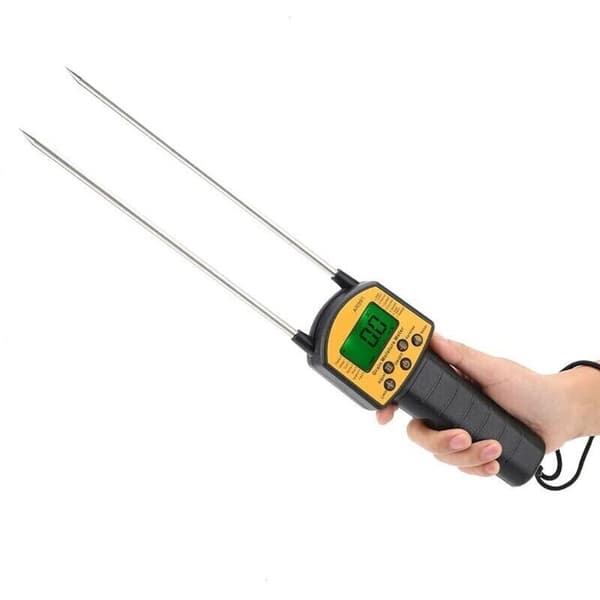 Spannmålsfuktmätare, SMART SENSOR Digital LCD Spannmålsfuktmätare för vete, majs, ris, jordnötter, sojabönor, etc.