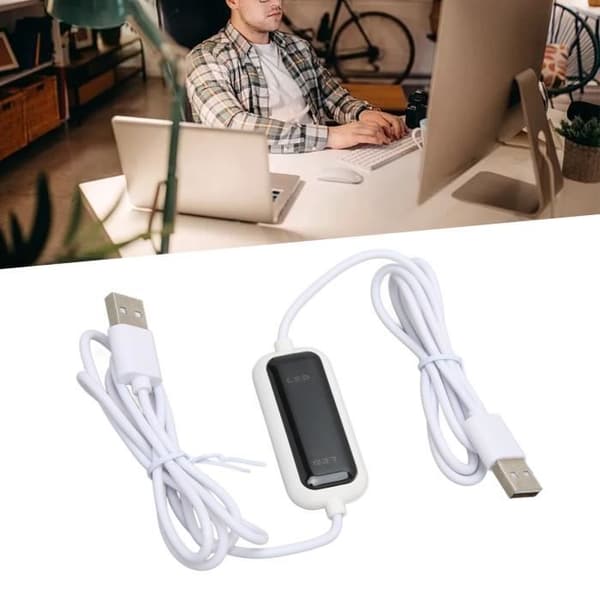 Datakabel - tbest - USB 2.0 - høj hastighed 480MB/s - Plug and play - PC til PC - 1,65m