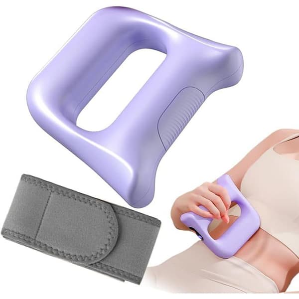 Fuld Kropsmassager | Multifunktionel Fuld Krops Massagering - 3 Tilstande, 5 Intensitetniveauer - Lilla -