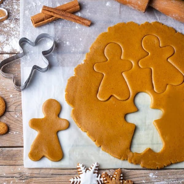 Pcs jul pepparkaksformar, pepparkaksformar i rostfritt stål i olika storlekar, julkakform
