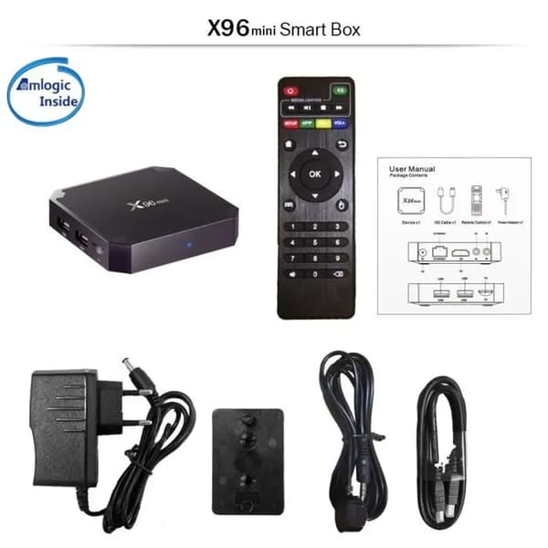 TV-box Smart Multimedia X96 Mini Android 7.1.2 Quad Core 2 + 16GB WIFI 4K H.265