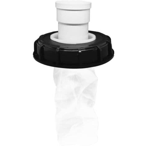 Type T IBC Lågfilter, 163 mm Nylon Regnvandsfilter, Vaskbart med Låg til DN 150 IBC Regnvandstank
