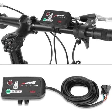 Elcykel Display Vandtæt LED Display Kontrolpanel DIY Tilbehørsdel til Scooter