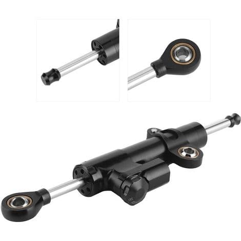 Universal Motorcykel Justerbar Styredæmper Stabilisator Dæmpningssystem