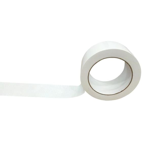 Hvid stofreparationstape, 50 mm x 20 m, 1 enhed