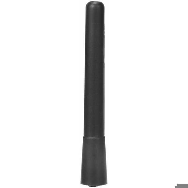 Universal 65mm Bilantenne - Kulfiber Design - AM/FM Kompatibel - Sort