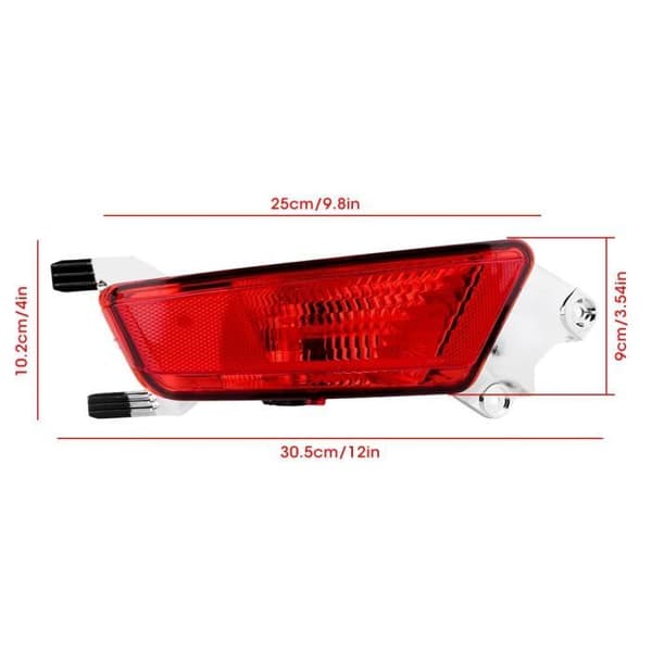 Venstre tåkelys bak med base LR025149 for Land Rover Range Rover / Evoque 11-19