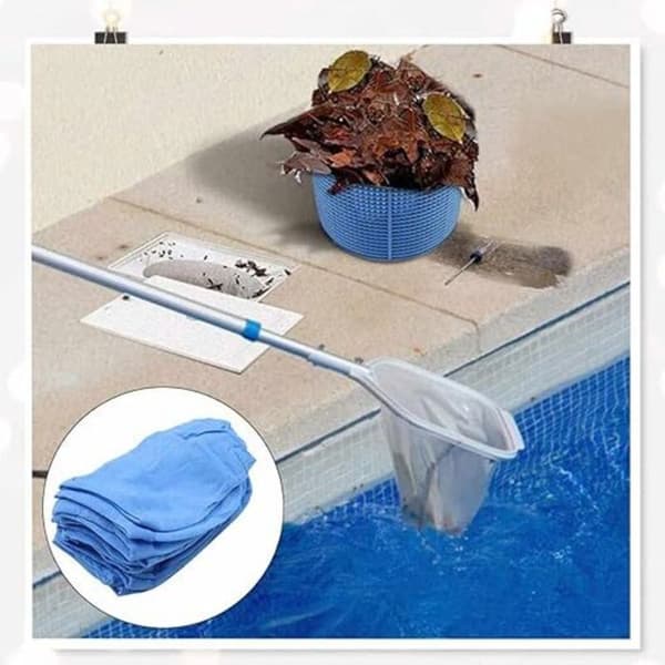 Poolskimmerstrumpor - Nosheir - Slitstark elastisk nylon - 10-pack - Återanvändbara