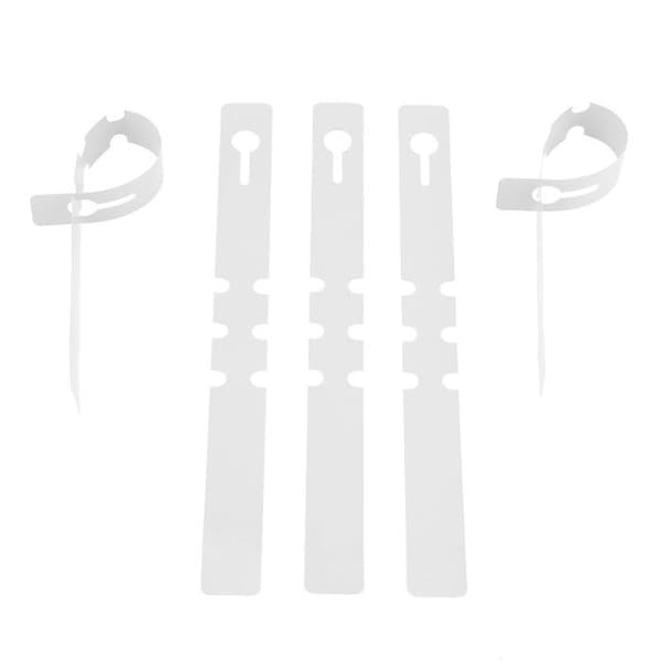 Planteskilte - ZEAICOS - Pakke med 100 - PVC - Hvid - Planteidentifikation