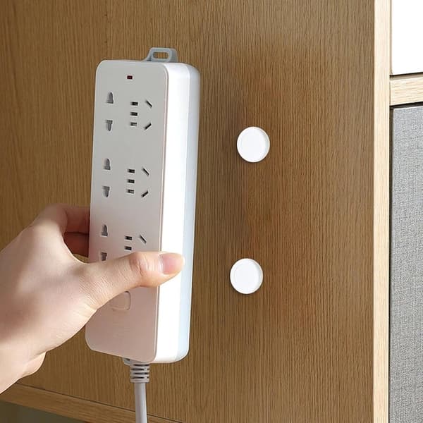 Magnetisk Väggfjärrkontrollhållare Ingen Borrning Krävs Magnetisk Väggfäste Starka Magneter 6-pack