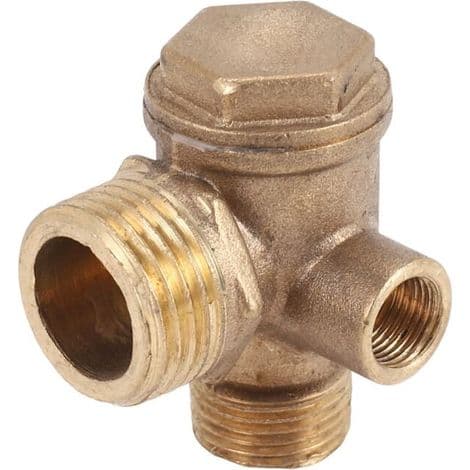 1 trevejs luftkompressor kontraventil, direkte forbindelse, ventilåbning: 20 mm 16 mm 10 mm