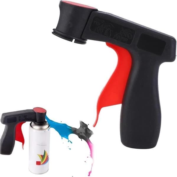 Spraymalinghåndtag, Spraymalingspistolholder, Sprøjteadapter til malingsdåse