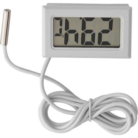 Mini LED-skjerm digital temperaturmåler probesensor LCD digitalt termometer