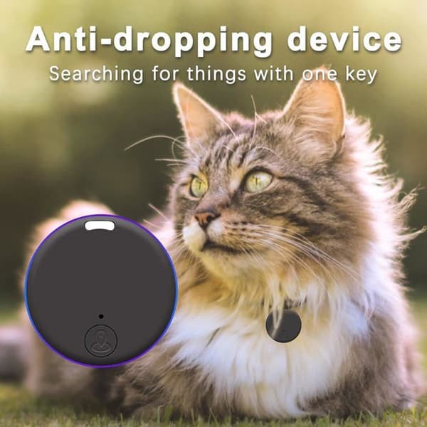 Pakke med 5 små GPS-trackere, kompatibel med iOS/Android, bærbar anti-tab Bluetooth-objekttracker