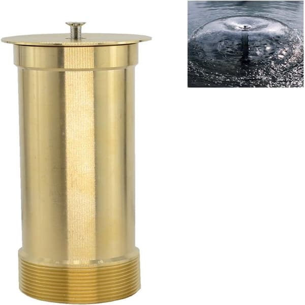 Vannfontene Messing Sprinklerhode Jet Plume Dyse Spray Sprinklerhode G1/2 Soppdyse Hemisfærisk Type